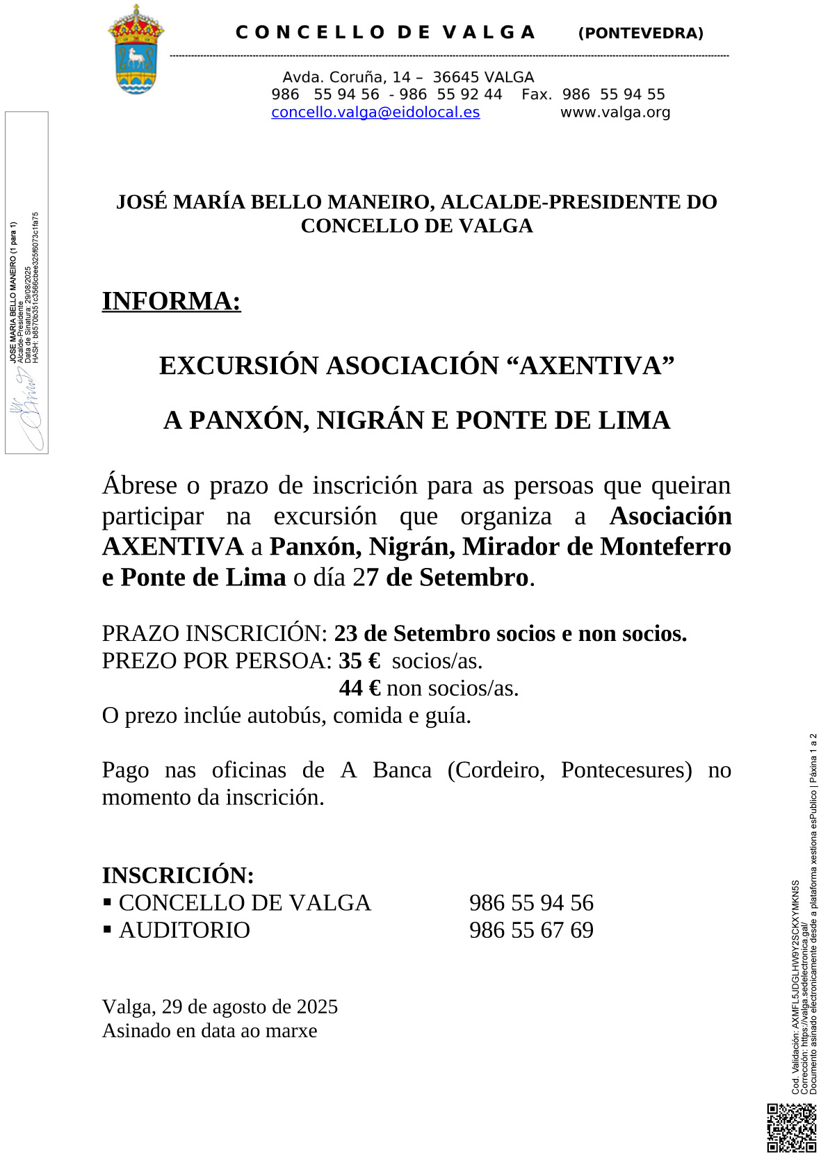 Excursión